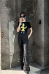 Windowsen wide -leg ski pants PS23P005 black